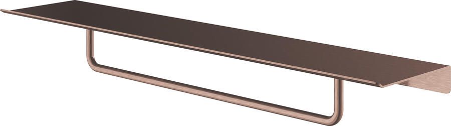 Hotbath &MORE Handdoek Rek 40cm voor planchet serie Geborsteld koper PVD SHA04BCP