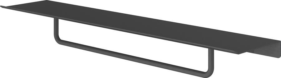 Hotbath &MORE Handdoek Rek 40cm voor planchet serie Geborsteld zwart PVD SHA04MBP