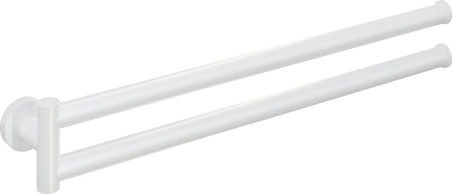 Hotbath &MORE Handdoekhouder Draaibaar WH Mat Wit (BAA15WH)