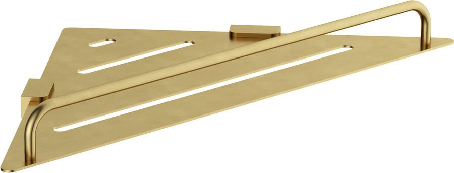 Hotbath &MORE Hoek planchet BBP Geborsteld Messing PVD (BAA22BBP)