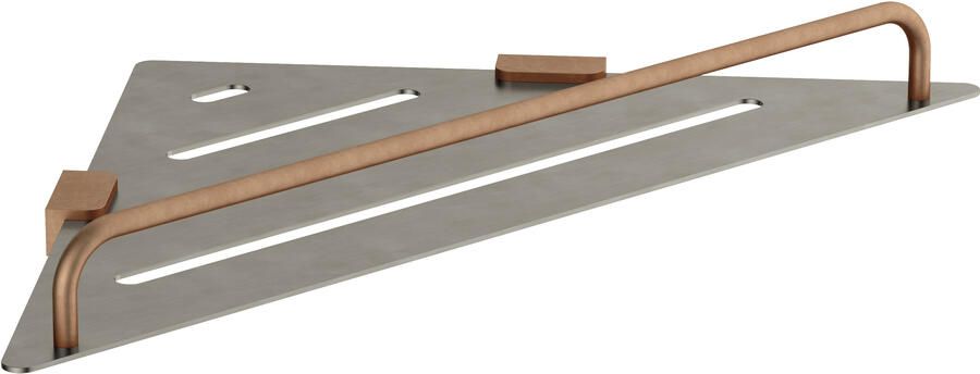 Hotbath &MORE Hoek planchet BCP Geborsteld Koper PVD (BAA22BCP)