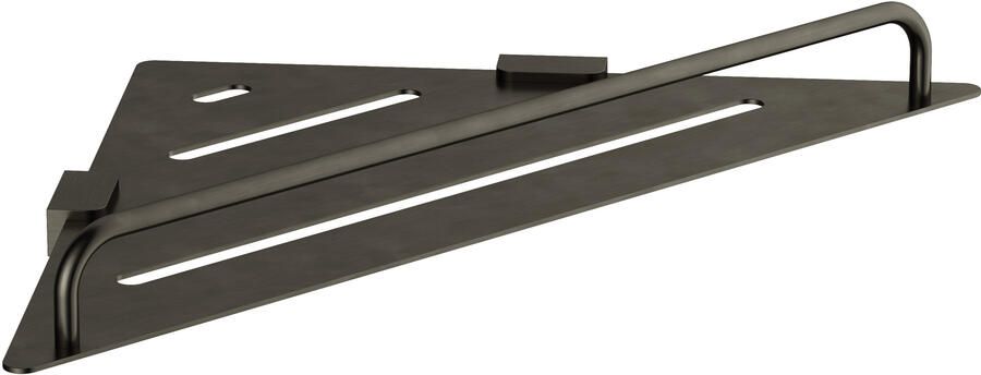 Hotbath &MORE Hoek planchet BGP Geborsteld Gunmetal PVD (BAA22BGP)