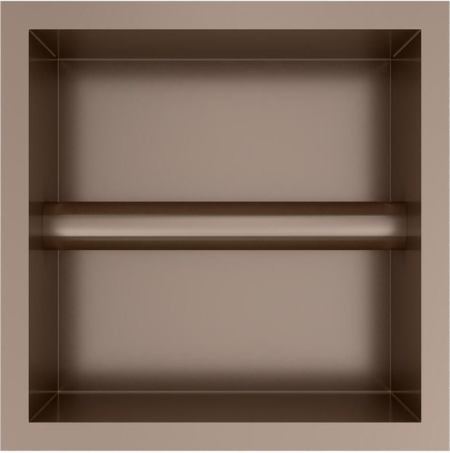 Hotbath &MORE Inbouw nis & borstelgarnituur 90x16x12 6cm Tuscan Bronze