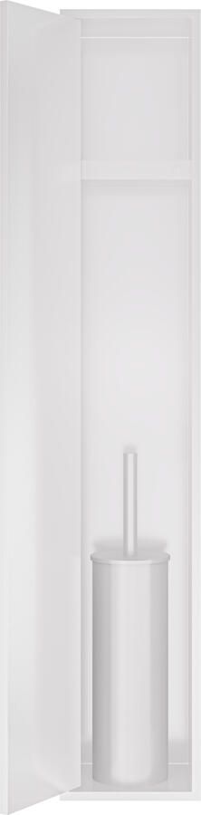 Hotbath &MORE Inbouw reserverol houder voor 6 rollen 74x20.9x14cm Mat Wit