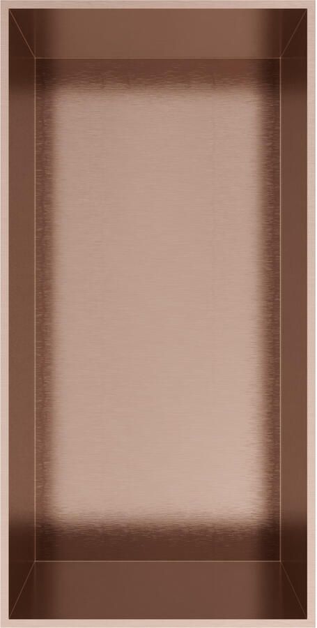 Hotbath &MORE Inbouwnis 30x15x10cm frameless Geborsteld Gunmetal PVD - Foto 2