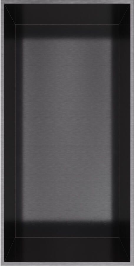 Hotbath &MORE Inbouwnis 30x15x10cm frameless Geborsteld Gunmetal PVD - Foto 3