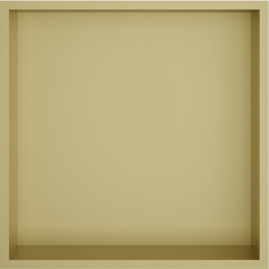 Hotbath &MORE Inbouwbox of inbouwnis 30x30x10 Geborsteld gunmetal PVD BOX030BGP