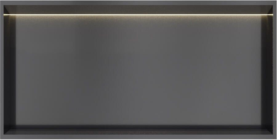 Hotbath &MORE Inbouwbox of inbouwnis 30x60x10 with LED IP44 Mat wit BOX060LWH