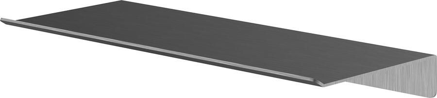 Hotbath &MORE Planchet 30cm inclusief bevestigings rails Geborsteld gunmetal PVD SH030BGP