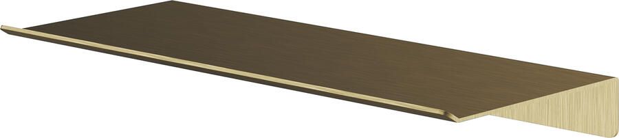 Hotbath &MORE Planchet 30cm inclusief bevestigings rails Geborsteld messing PVD SH030BBP