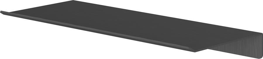 Hotbath &MORE Planchet 30cm inclusief bevestigings rails Geborsteld zwart PVD SH030MBP