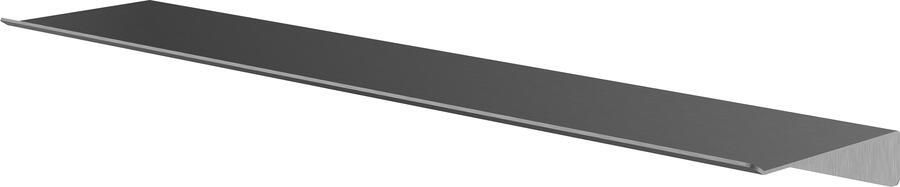 Hotbath &MORE Planchet 60cm inclusief bevestigings rails Geborsteld gunmetal PVD SH060BGP