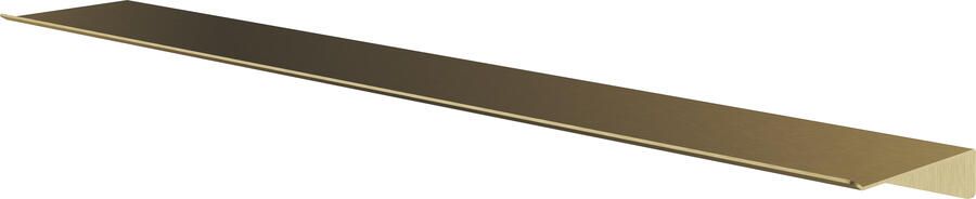 Hotbath &MORE Planchet 80cm inclusief bevestigings rails Geborsteld messing PVD SH080BBP
