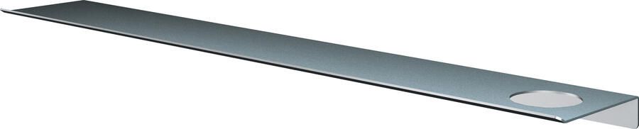 Hotbath &More Planchet 80 cm inclusief bevestigings rails met 1 uitsparing voor een zeepdispenser of beker RVS 316