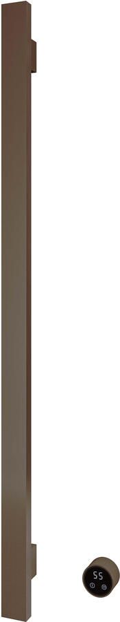 Hotbath &MORE set van 1 rails RASV135 SQUARE135 cm met separate schakelaar en inbouw element Tuscan Bronze (RASV135-1TB)