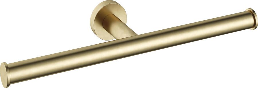 Hotbath &MORE Toiletrolhouder dubbel BB Living Colours vormen een Poetsbaar patina Geborsteld Messing (BAA05BB)