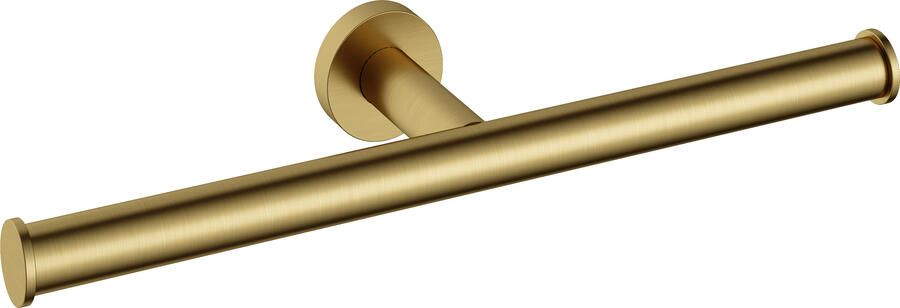 Hotbath &MORE Toiletrolhouder dubbel BBP Geborsteld Messing PVD (BAA05BBP)