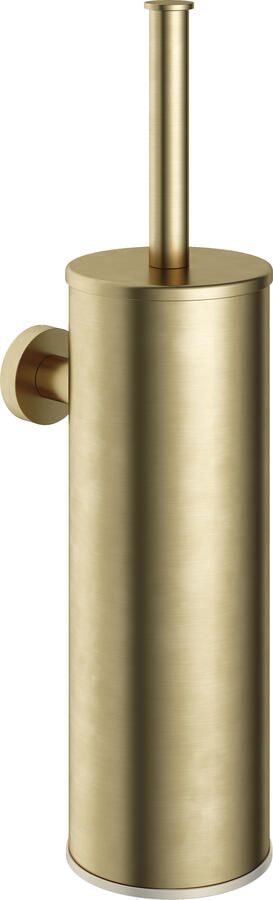 Hotbath &MORE WC-borstelgarnituur Wandmodel BB Living Colours vormen een Poetsbaar patina Geborsteld Messing (BAA11BB)