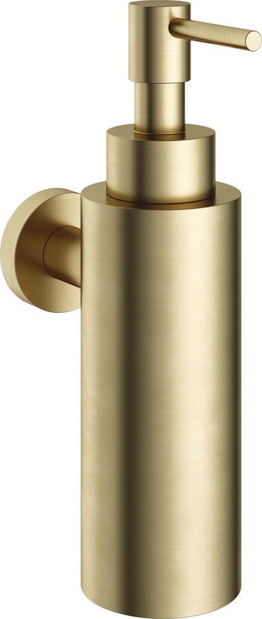 Hotbath &MORE Zeepdispenser Wandmodel BB Living Colours vormen een Poetsbaar patina Geborsteld Messing (BAA09BB)