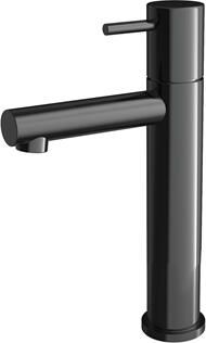 Hotbath Fonteinkraan Cobber 1-hendel Recht 14.8 cm Rond Gepolijst Zwart PVD