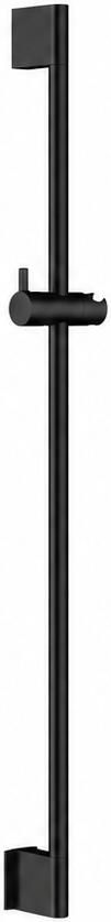 Hotbath Glijstang Mate 90cm ABS Kunststof Met Geïntegreerde Uitlaat Geborsteld Zwart PVD
