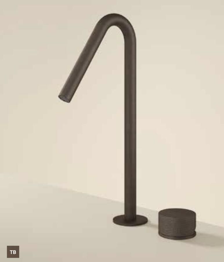 Hotbath GUY Wastafelmengkraan 2-gats Hoog Model Tuscan Bronze