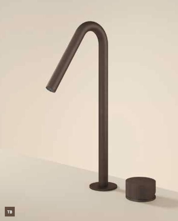 Hotbath GUY Wastafelmengkraan 2-gats Hoog Model Tuscan Bronze