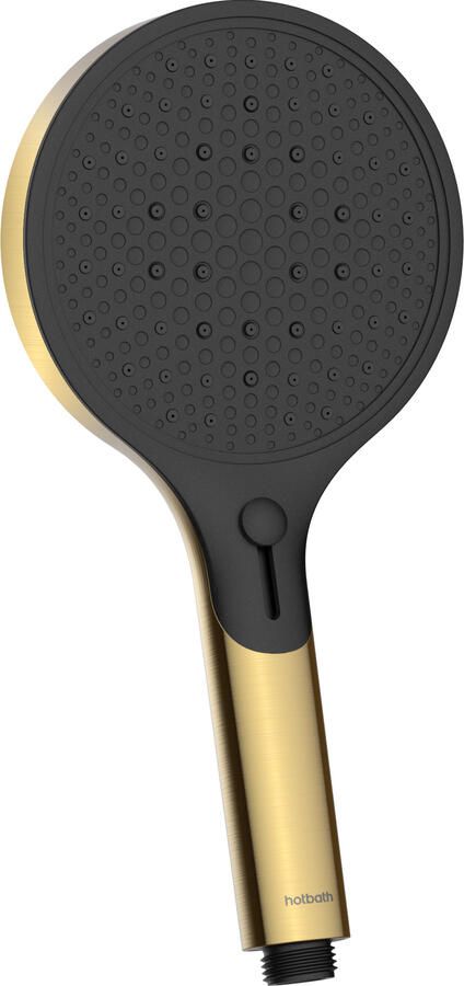 Hotbath &MORE Infinite Handdouche 13.5cm rond ABS Geborsteld messing PVD M320BBP