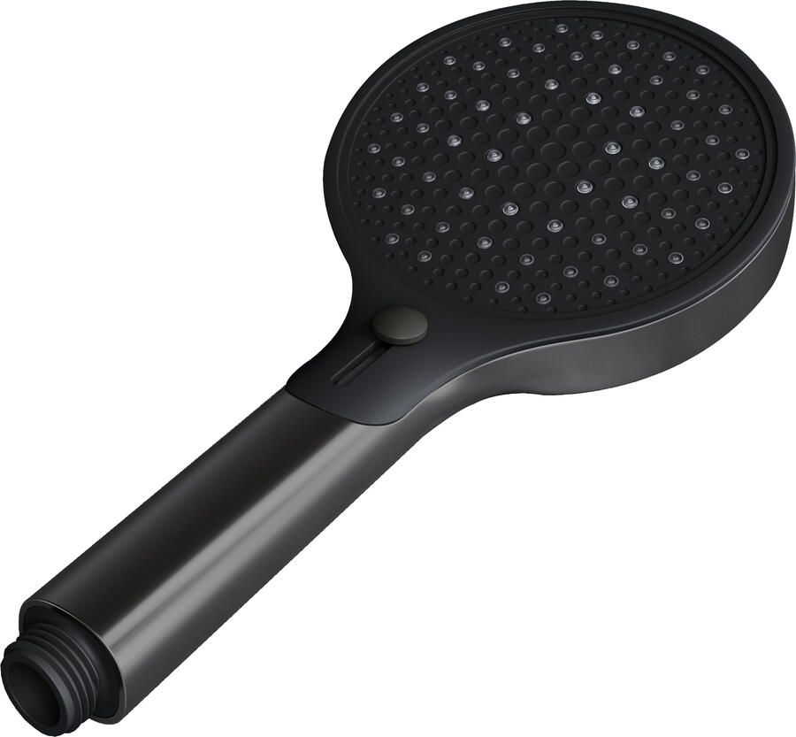 Hotbath &MORE Infinite Handdouche 13.5cm rond ABS Geborsteld zwart PVD M320MBP