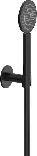 Hotbath Handdouche Cobber Met Doucheslang En Wandsteun Aansluiting Geborsteld Zwart PVD