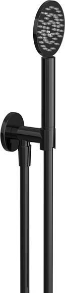 Hotbath COBBER Handoucheset wandsteun uitlaat doucheslang 150cm Gepolijst zwart PVD M442PBP