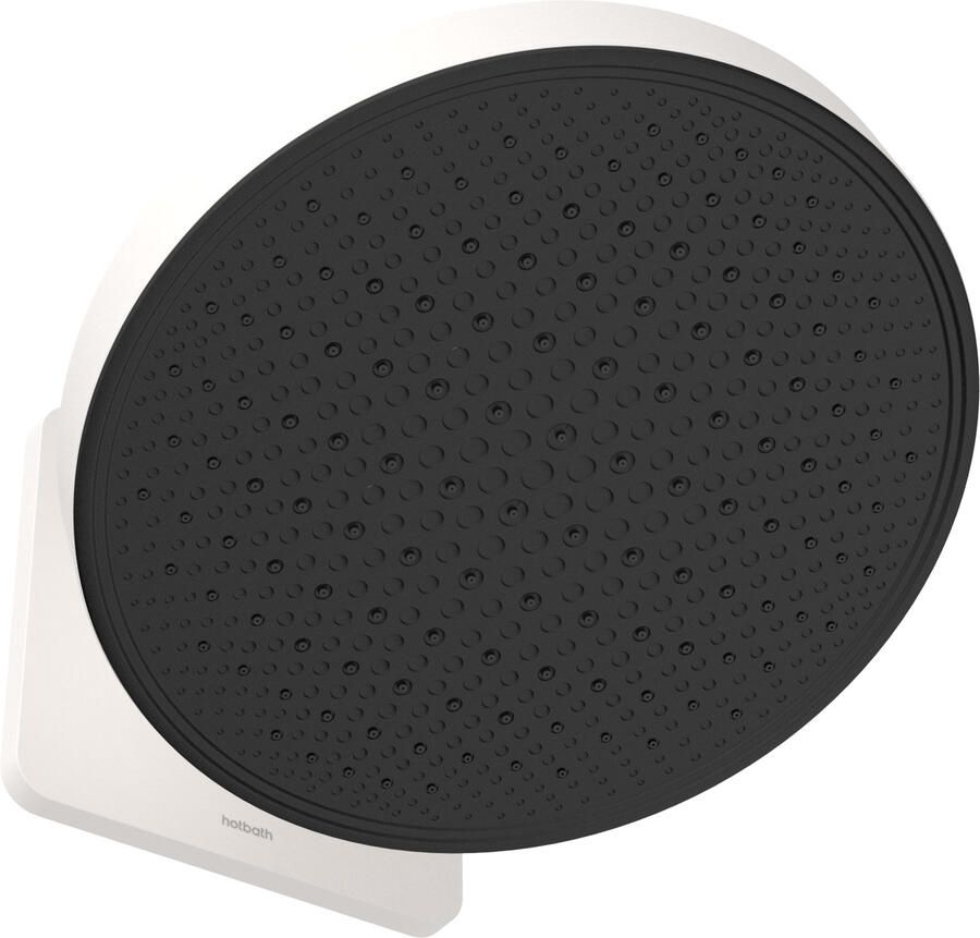 Hotbath Hoofddouche Cobber 1-F opbouw 300mm Kantelbare Wandarm Mat Wit