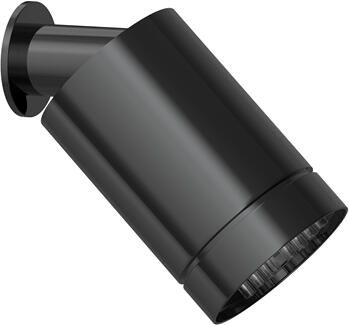 Hotbath COBBER Beam 3 standen hoofddouche met muurbevestiging Gepolijst zwart PVD CB470PBP