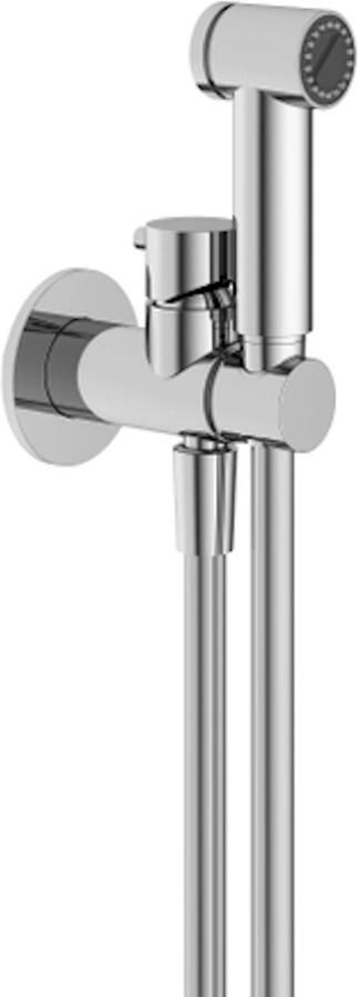 Hotbath Mate Handdoucheset doucheslang 100cm handdouchehouder mengkraan Chroom KHDS3EXTCR