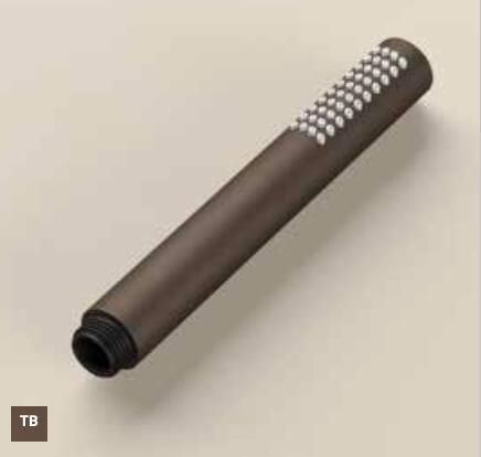 Hotbath MATE Messing handdouche staafmodel Tuscan Bronze