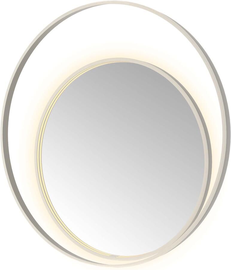 Hotbath Spiegel &MORE 100x100 cm LED-Verlichting Spiegelverwarming Rond Deco RVS