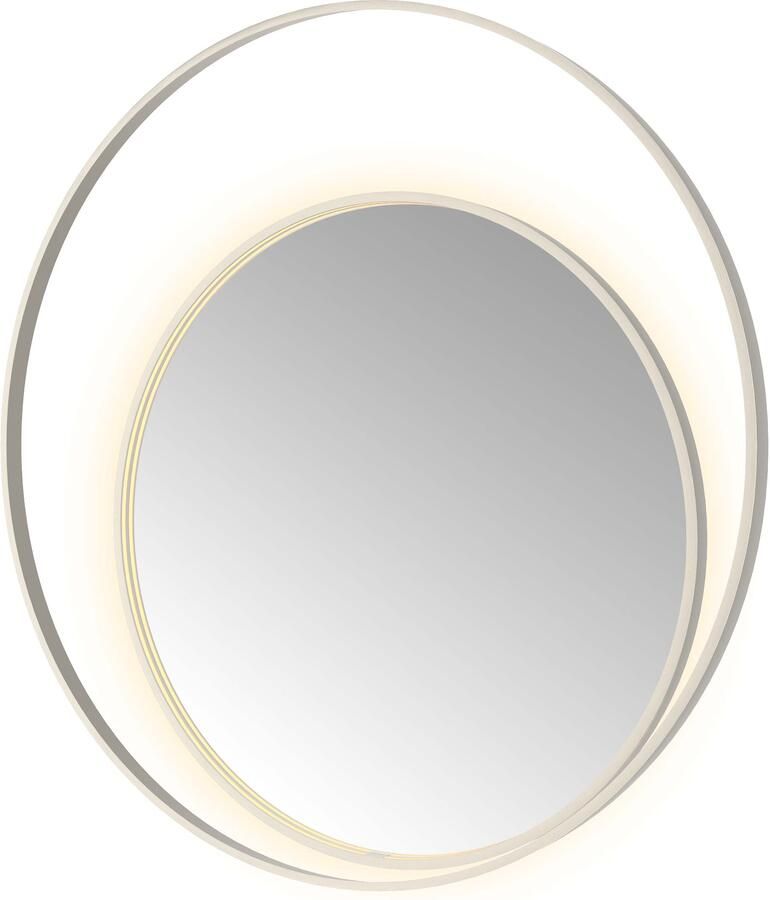 Hotbath &MORE Spiegel Round2 direct en indirect LED spiegelverwarming dimbaar met afstandsbediening RVS 316 R2X120IX