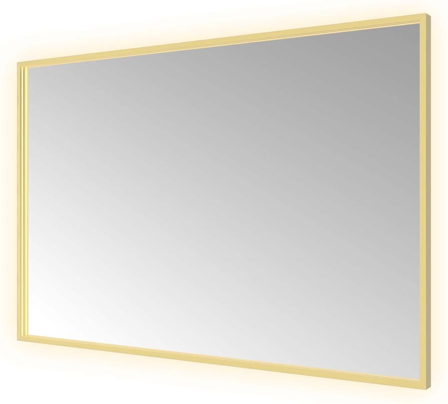 Hotbath &MORE Spiegel directe en indirecte LED color changing spiegelverwarming dimbaar met afstandsbediening RVS 316 SQU128BBP