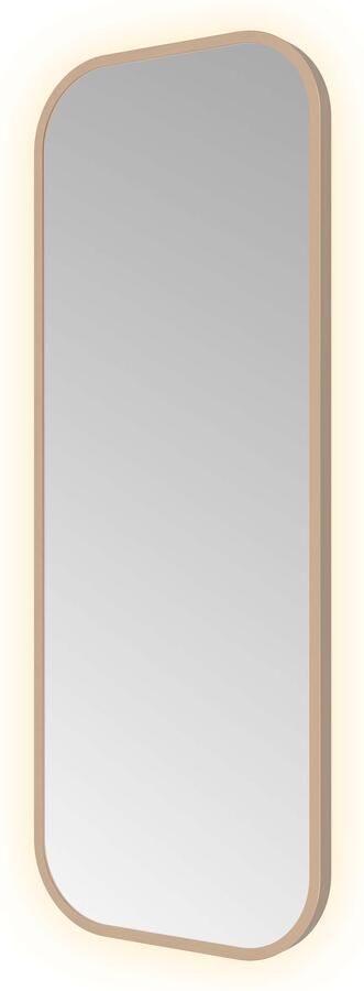 Hotbath &MORE Spiegel indirect LED color changing dimbaar met afstandbediening Geborsteld koper PVD SSQ380BCP