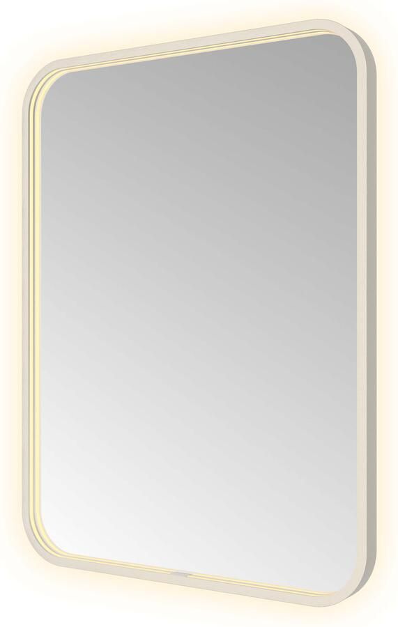 Hotbath &MORE Spiegel direct en indirect LED spiegelverwarming color changing dimbaar met afstandsbediening RVS 316 SSQ680IX