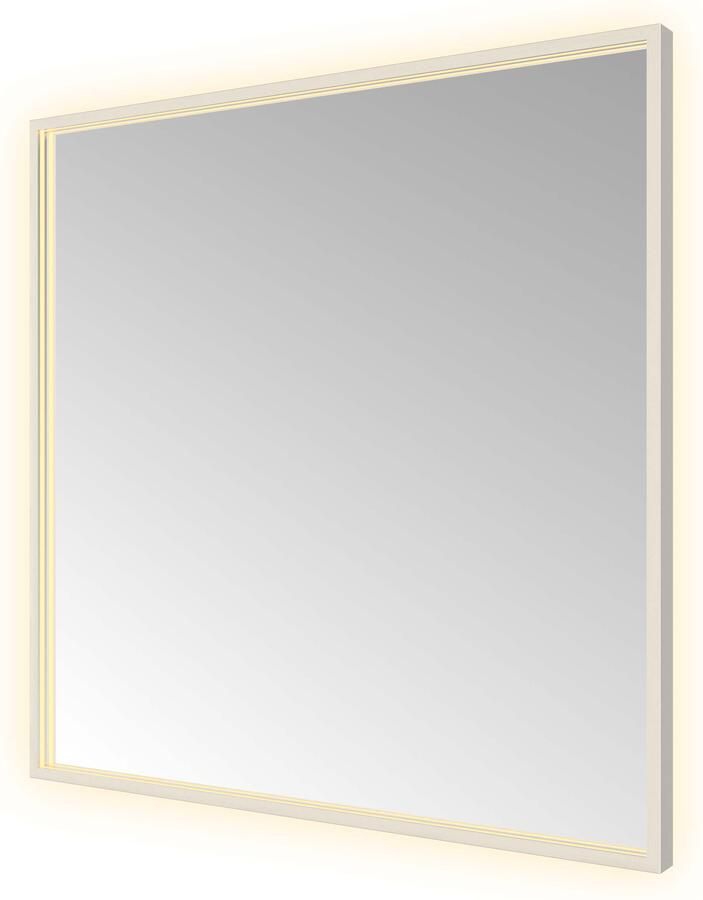 Hotbath &MORE Spiegel direct en indirect LED color changing spiegelverwarming met afstandsbediening RVS 316 SQU80IX