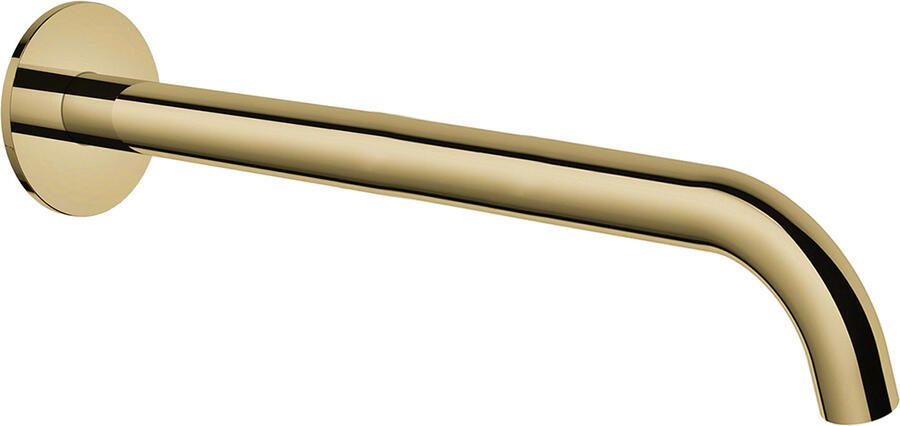 Hotbath Wastafelkraan Uitloop Cobber Rond 30 cm Gepolijst Messing Living Colours