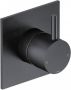 Hotbath Cobber afbouwdeel voor inbouw douchemengkraan 9 x 9 cm mat zwart - Thumbnail 1
