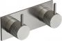 Hotbath Cobber X afbouwdeel voor inbouw mengkraan met 2-weg omstel 7 x 18 cm geborsteld nikkel - Thumbnail 1