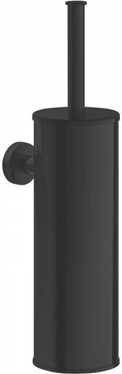 Hotbath Cobber toiletborstelset wandmodel 34 x 8 2 x 12 2 cm mat zwart
