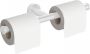 Hotbath Cobber dubbele toiletrolhouder 4 x 28 5 x 8 3 cm mat wit - Thumbnail 1