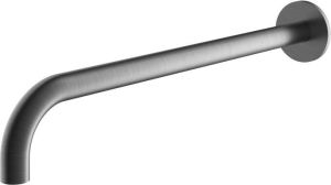 Hotbath Archie AR450 wandarm rond 40cm RVS 316 Geborsteld Gunmetal PVD