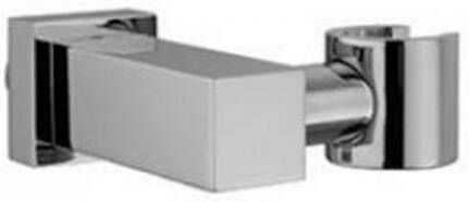 Hotbath Mate verstelbare wandsteun vierkant geborsteld nikkel M507GN