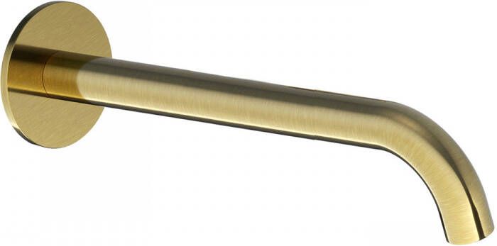 Hotbath Cobber uitloop lengte 25 cm geborsteld messing PVD CB095-25BBP
