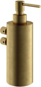 Hotbath Archie ARA09 zeepdispenser wandmodel RVS 316 Geborsteld Messing PVD